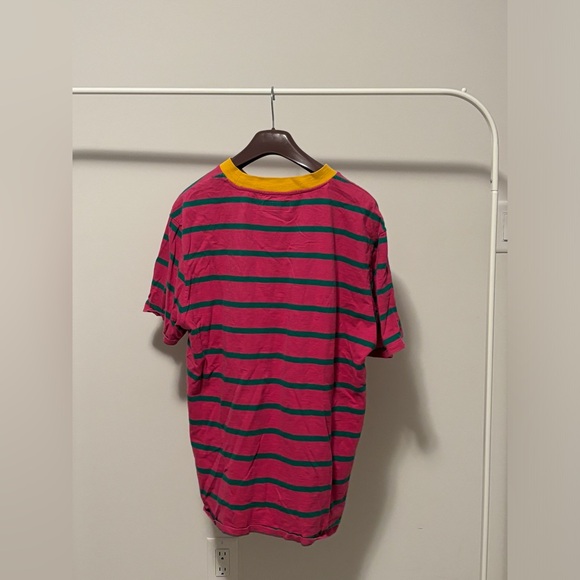 Guess pink stripe oversized t-shirt. Size XL - Picture 4 of 4